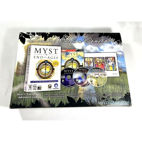 Myst V: End of Ages - Limited Edition PC Windows/Mac 2005 New Factory Sealed - Picture 2 of 12